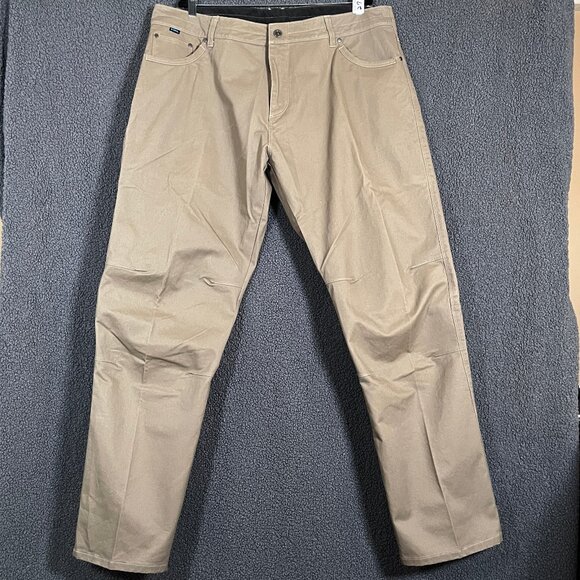 Kuhl Ryder Vintage Patina Dye Pants - Men's Size 42*34 - Tan Brown - Picture 1 of 13